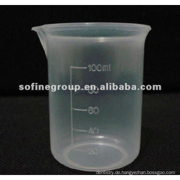 Labor Transparent Plastikbecher 100ml